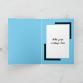 セクシーな夫にフォトブルーの誕生日を追加 カード (内部)