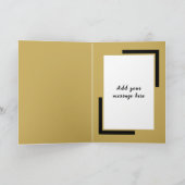 セクシーな夫を追加金ゴールド誕生日 カード (内部)