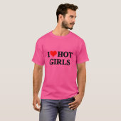 セクシーな女性が大好きなユーモア Tシャツ (正面フル)