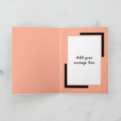 セクシーな妻の写真のサンゴの誕生日を追加 カード (内部)