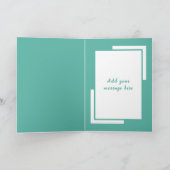 セクシーな妻の追加フォトグリーン誕生日 カード (内部)