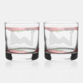 セクシーな少女 ウイスキーグラス (裏面)