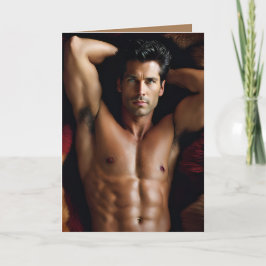 セクシーな男と「ハッピーバフの日」 カード