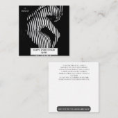 セクシーな結婚記念日の大胆なデザイン エンクロージャーカード (正面/裏面)