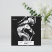 セクシーな結婚記念日の大胆なデザイン セーブザデート (スタンド正面)