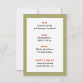 セクシーな誕生日招待状 招待状 (裏面)