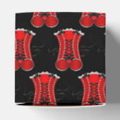 セクシーな赤いコルセットキューブ フェイバーボックス (上部)