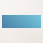 セクシーな青のグラデーションカラー ヨガマット (正面(横))