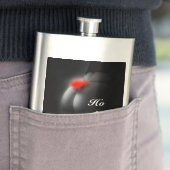 セクシーな魅力の可愛い人のクリスマス"ho"冗談のスキットル フラスク (インサイチュ)