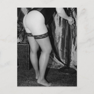 セクシーな魚網の写真 ポストカード