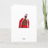 セクシーな黒サンタクロース シーズンカード (裏面)