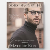 セクシーなMan Magazineの写真のカバー フォトプラーク (正面)