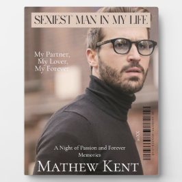 セクシーなMan Magazineの写真のカバー フォトプラーク