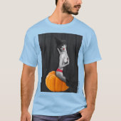 セクシーウィッチハロウィーンピンナップメンズバーンアウトTシャツ Tシャツ (正面)