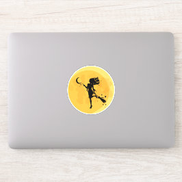 セクシーウィッチハロウィーンムーン シール