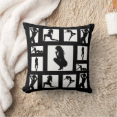 セクシーウーマンズシルエット クッション (ブランケット)