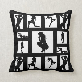 セクシーウーマンズシルエット クッション