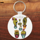セクシーサボテンの植物，植物学，サボおもしろいテン キーホルダー (正面)