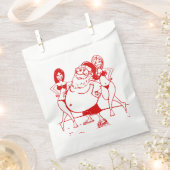 セクシーサンタクロースビキニビーチクリスマス フェイバーバッグ (クリップ留めされた状態)