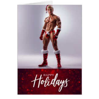 セクシーサンタ ハッピー・ホリデー クリスマスカード