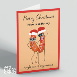 セクシーソーセージのクリスマス シーズンカード