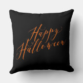 セクシーハロウィーンガールとレイヴン クッション (裏面)