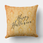 セクシーハロウィーンガールとレイヴン クッション (裏面)