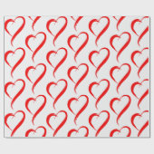 セクシーハート（白） ラッピングペーパー (フラット)