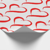 セクシーハート（白） ラッピングペーパー (角)