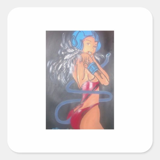 セクシーバニー スクエアシール (正面)