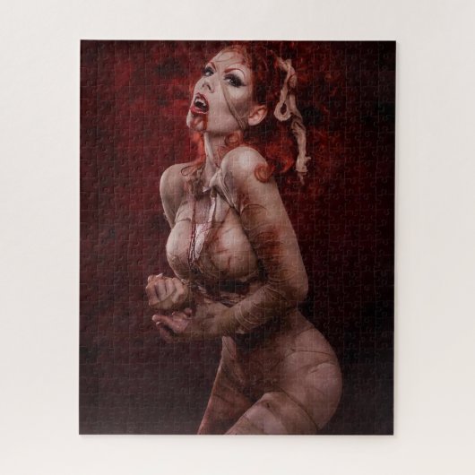 セクシーバンパイアホラーパズル ジグソーパズル (縦)