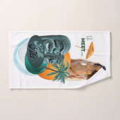 セクシービーチ女性トークtikiハンドタオル ハンドタオル (ハンドタオル)