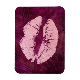 セクシーピンクグリッターリップグラマラス マグネット