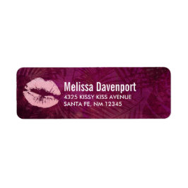 セクシーピンクグリッターリップグラマラス ラベル