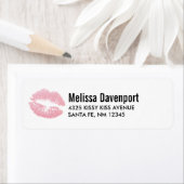 セクシーピンクグリッターリップグラマラス ラベル (インサイチュ)