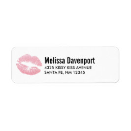 セクシーピンクグリッターリップグラマラス ラベル