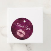 セクシーピンクグリッター唇グラマラスありがとう フェイバータグ (インサイチュ)