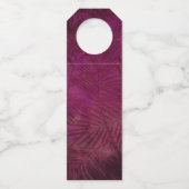 セクシーピンクグリッター唇グラマラスありがとう ボトルネックタグ (裏面)