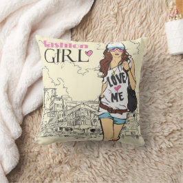 セクシーファッションガール装飾用クッション クッション