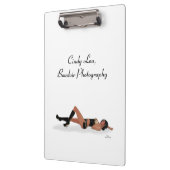 セクシーブルネットピンナップガールスリーピングクリップボード クリップボード (左)