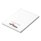 セクシーブルネットピンナップガールスリーピングメモ帳 ノートパッド (回転)