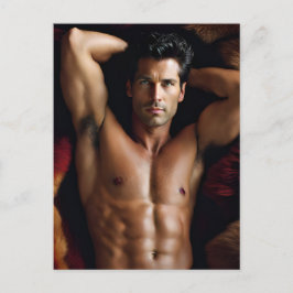 セクシーブルネットマン ポストカード