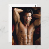 セクシーブルネットマン ポストカード (正面/裏面)