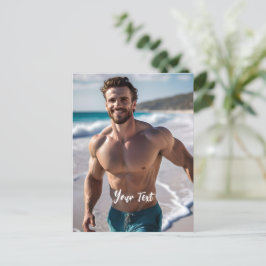 セクシーブルネットマン ポストカード