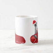 セクシーミセスSantaレトロピンナップガールクリスマスマグアルト コーヒーマグカップ (中央)