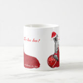 セクシーミセスSantaレトロピンナップガールクリスマスマグ コーヒーマグカップ (中央)