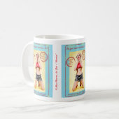 セクシーレトロピンナップガレージマンケイブコーヒーマグ コーヒーマグカップ (正面左)