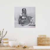 セクシーヴィンテージピンナップガールモデルBabeアートポスター ポスター (キッチン)