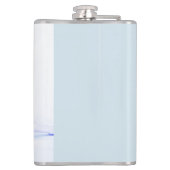 セクシーヴィンテージピンナップグラマー女の子スキットル飲む フラスク (裏面)