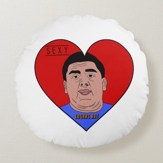 セクシー枕 ラウンドクッション (正面)
